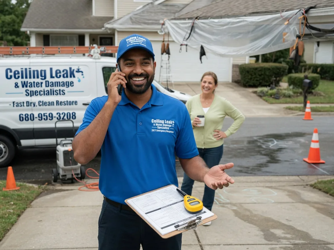 Ceiling Leak Cleanup Braman, OK FAQs